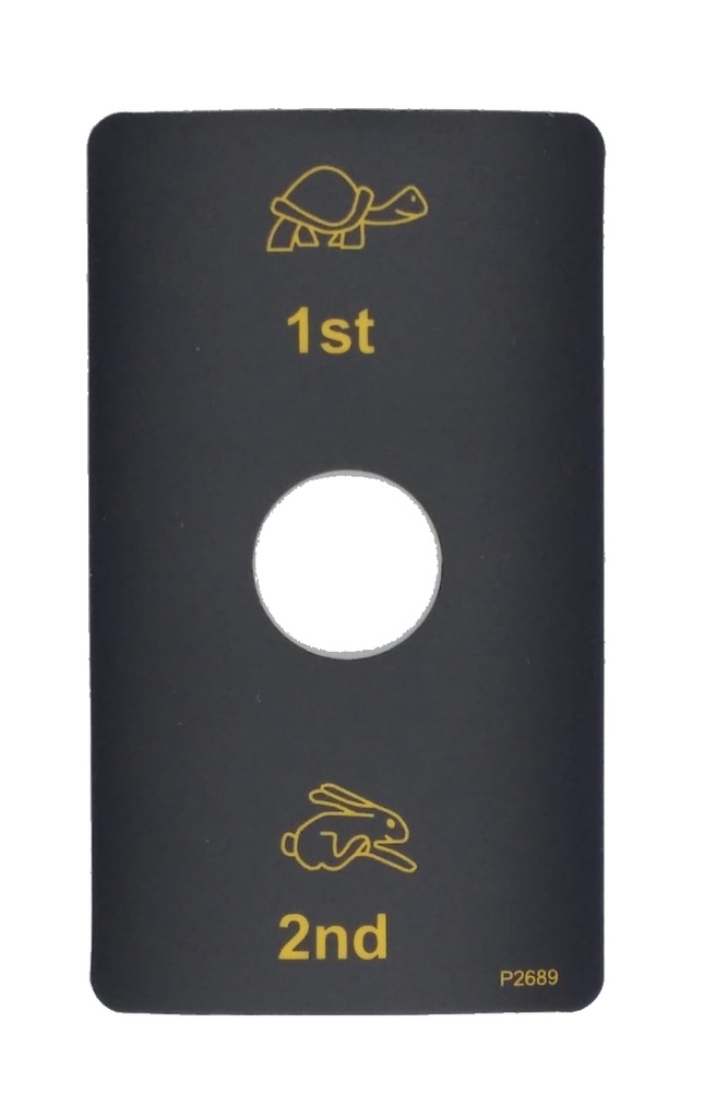 Decal -Track Speed Tortoise &amp; Hare