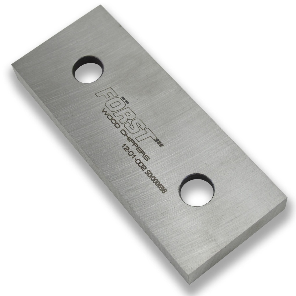 Forst 6&quot; Two Holed Side Anvil Blade ST6, TR6, ST8 &amp;TR8 Chipper (SCREW 12-12-505)