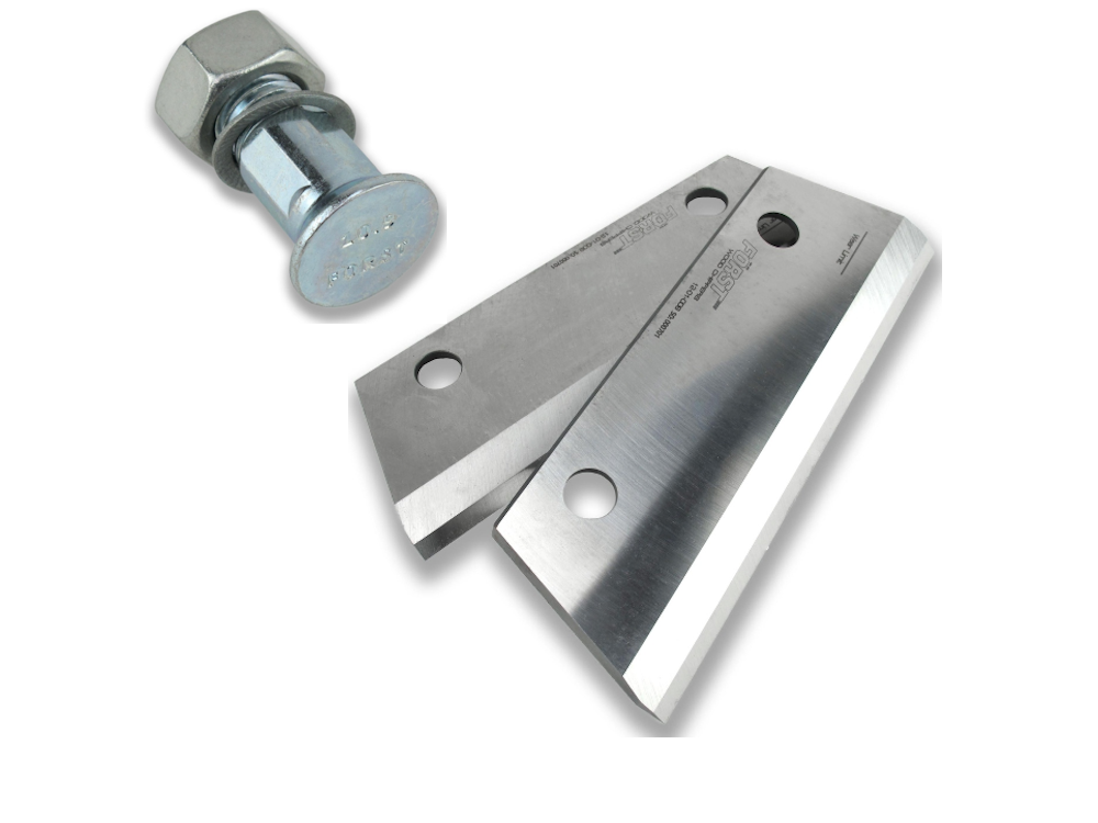 Forst 8&quot; ST8 &amp; TR8 Blade and bolt kit (flat head bolts)