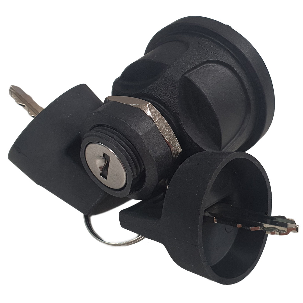 Forst Ignition Switch with integral sealed Deutsch Connector and two Keys with boot.