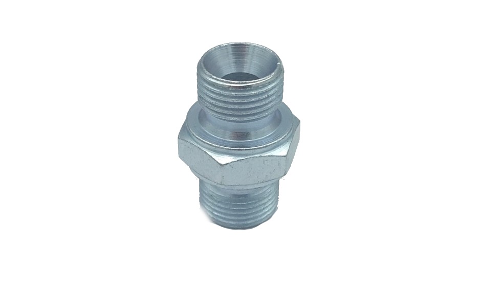 Hydraulic Motor Adaptor Male/Male 3/8 - 3/8