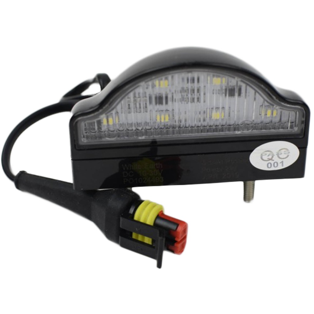 Led number plate lamp 10/30v