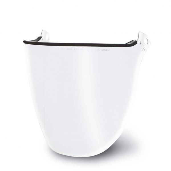 Plasma full face visor Clear polycarbonate