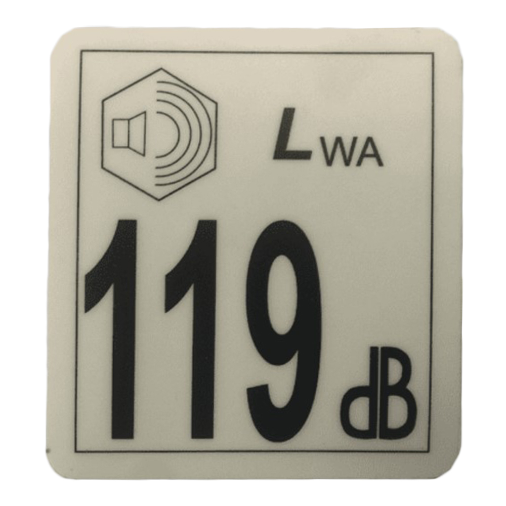 Timberwolf Decal Sound Power 119DB