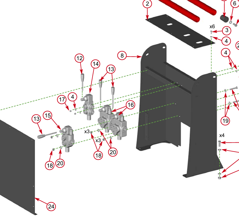 Timberwolf Proportional Cross Over Valve (With Motor Spool)