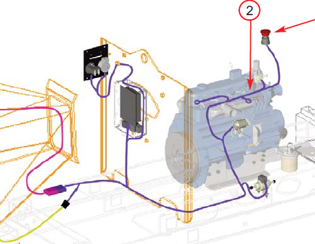 Timberwolf TW150 Complete Engine Loom (18481)