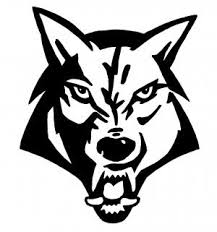 Timberwolf Wolf Head Logo Decal/Sticker
